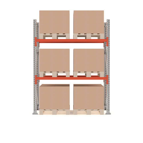 Scaffalatura per magazzino di stoccaggio - 23701 - AJ Produkter - regolabile / per pallet / in acciaio