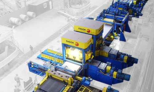 Linea di taglio trasversale per alluminio - Fagor Arrasate S.Coop. - di lastre / ad avvolgimento / automatica