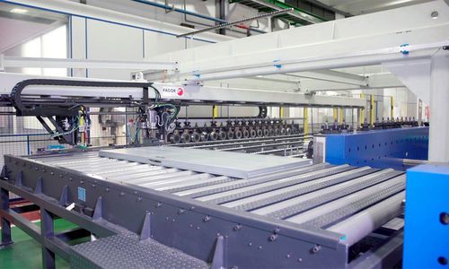 Linea di produzione per lamiere - Fagor Arrasate S.Coop. - automatica / flessibile / per cantiere di costruzione