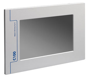 PLC per montaggio su pannello - C100-XS - TCI - su rete Ethernet / per bus di campo / con HMI con touch screen integrato