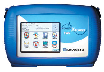 Analizzatore di monitoraggio - Power Xplorer PX5 - Dranetz - per rete elettrica / di potenza / portatile