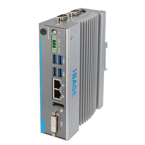 PC embedded - AGS100 - IBASE TECHNOLOGY - su guida DIN / Intel® Atom x7-E3950 / Intel® Atom x5-E3930