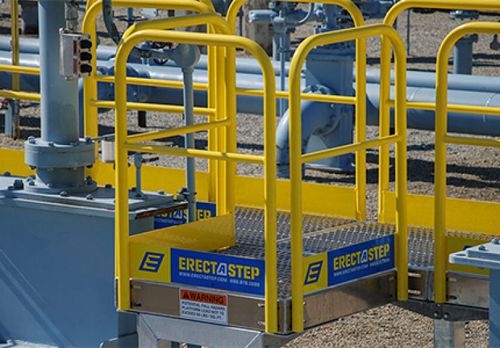 Piattaforma da lavoro - Safe Rack - porta-operatore / con parapetto di sicurezza