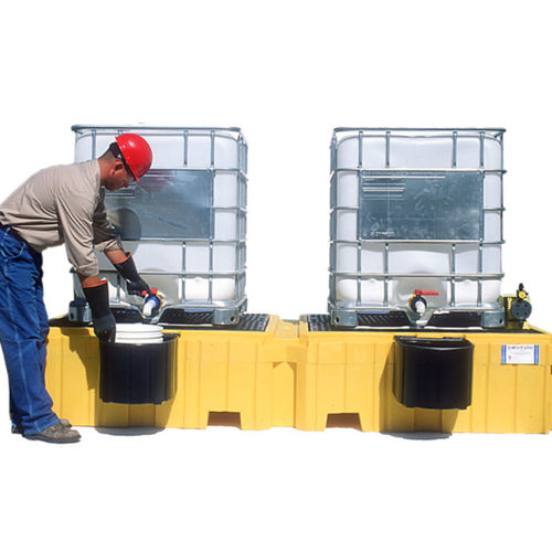 Vasca di ritenzione per contenitore IBC - Safe Rack - 1 fusto / in polietilene