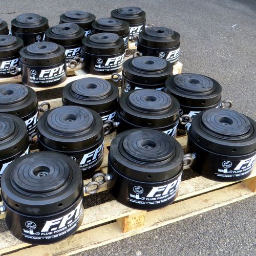 Cilindro idraulico - CRMA GS - FPT Fluid Power Technology - con ritorno a molla / in alluminio / piatto