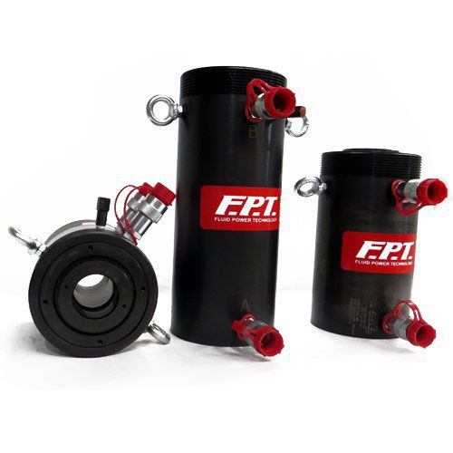 Cilindro a pistone cavo - CRI-FO series - FPT Fluid Power Technology - idraulico / a doppio effetto / per alta temperatura