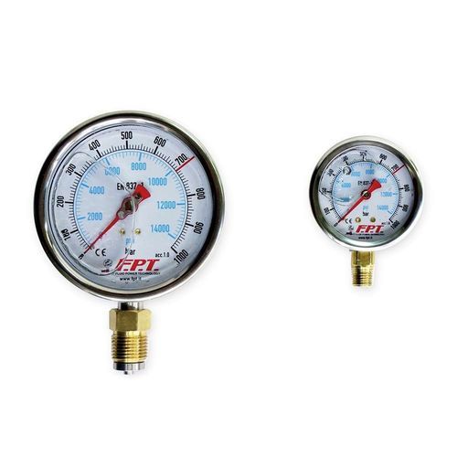 Manometro con quadrante - MD series - FPT Fluid Power Technology - filettato / G 1/2 / NPT 1/4