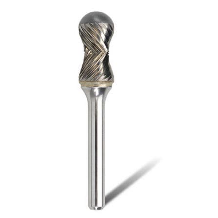 Fresa di testa semisferica - 6400-37108 - Bordo Industrial Pty ltd - integrale / di sbavatura / in carburo de tungsteno