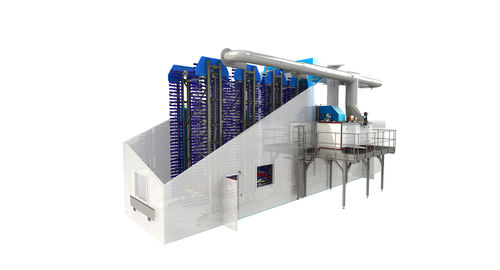 Congelatore verticale - MUB - Mecatherm S.A. - di processo / dinamico / con sbrinamento automatico
