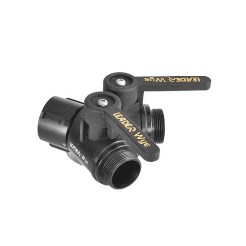 Valvola a sfera - WYES - LEADER - manuale / in composito / a 2 vie
