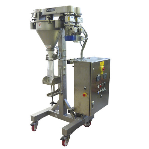 Riempitrice semiautomatica - GIMAT SRL - per sacchi / per lattine / per polveri