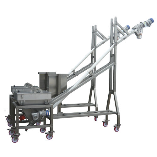 Trasportatore a coclea - GIMAT SRL - flessibile / per polveri / per l'industria agroalimentare