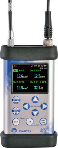 Fonometro analizzatori - SVAN 958A - SVANTEK Sp. z o.o. - classe 1 / con acquisizione di dati / USB