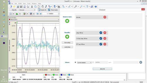 Software di analisi - SvanPC++ Wave - SVANTEK Sp. z o.o. - di calcolo