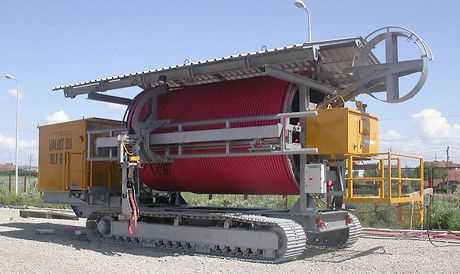 Avvolgitore di cavi - stemmann-technik - a motore / per miniere / fisso