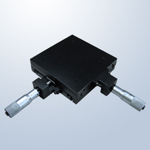 Piastra di posizionamento XY - 100-MS50-AN - OPTO - manuale / 2 assi / a micrometri