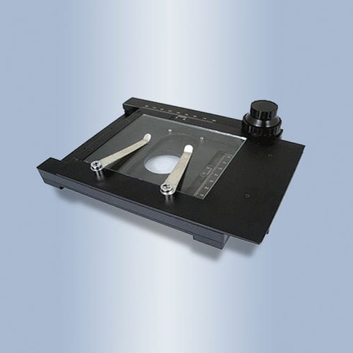 Piastra di posizionamento XY - 045-100130-01 - OPTO - manuale / 2 assi / compatta