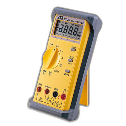 Multimetro con display a barre - TES-2700 - TES Electrical Electronic Corp. - portatile / 600 V / 20 A