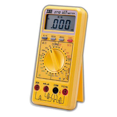 Multimetro digitale - TES-2712 - TES Electrical Electronic Corp. - portatile / 600 V / 20 A