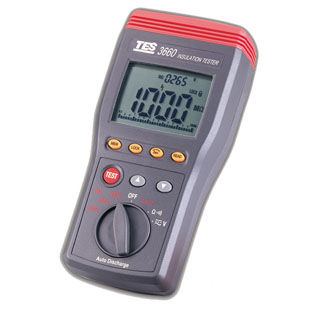 Tester di isolamento - TES-3660 - TES Electrical Electronic Corp. - di tensione / di continuità / della resistenza di isolamento