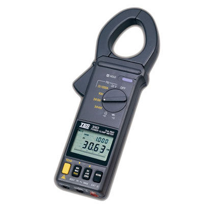 Multimetro a pinza digitale - TES-3063 - TES Electrical Electronic Corp. - portatile / 600 V / 1000 A