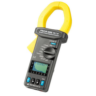 Analizzatore per rete elettrica - PROVA-6200 - TES Electrical Electronic Corp. - di qualità di energia / armonico / portatile