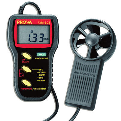 Termoanemometro a elica - AVM-305 - TES Electrical Electronic Corp. - portatile / digitale