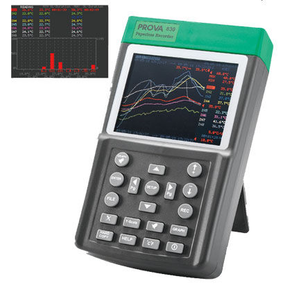 Registratore senza carta - PROVA-830 - TES Electrical Electronic Corp. - digitale / di temperatura / di umidità
