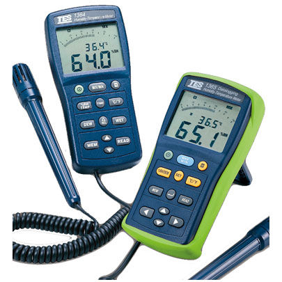 Termo-igrometro digitale - TES-13 series - TES Electrical Electronic Corp. - portatile / temperatura / umidità relativa