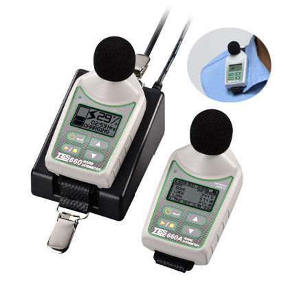 Dosimetro di rumore - TES-66 series - TES Electrical Electronic Corp. - A batteria / personale / digitale
