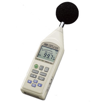 Fonometro basico - TES-1353S - TES Electrical Electronic Corp. - classe 2 / con acquisizione di dati / USB