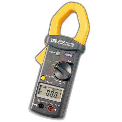 Multimetro a pinza true RMS - TES-3082 - TES Electrical Electronic Corp. - digitale / portatile / 600 V