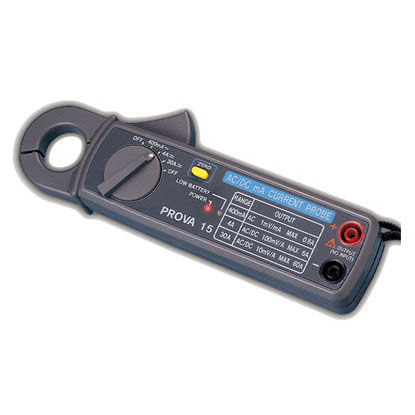 Sensore di corrente a pinza - PROVA-15 - TES Electrical Electronic Corp. - magnetoresistivo / AC / DC