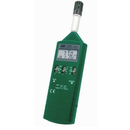 Termo-igrometro con display LCD - TES-1360A - TES Electrical Electronic Corp. - a doppio display / palmare / compatto