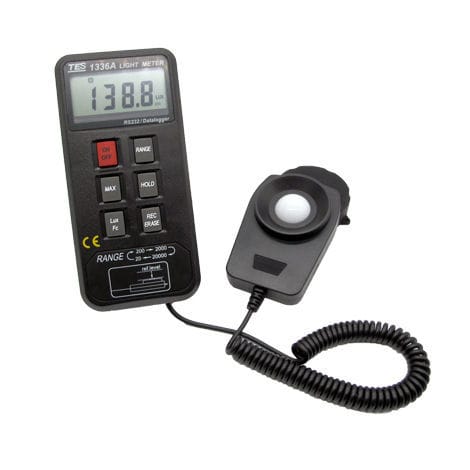 Luxmetro digitale - TES-1336A - TES Electrical Electronic Corp. - con registratore di dati / USB