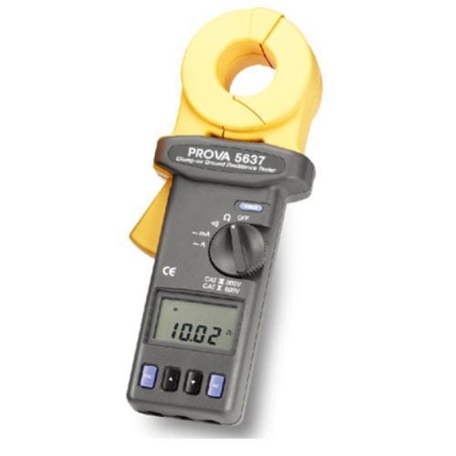 Tester di resistenza di terra - PROVA 5637 - TES Electrical Electronic Corp. - di massa / di cavi / per sistema di alimentazione