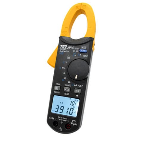 Multimetro a pinza true RMS - TES-390 series - TES Electrical Electronic Corp. - digitale / portatile / 1000 V