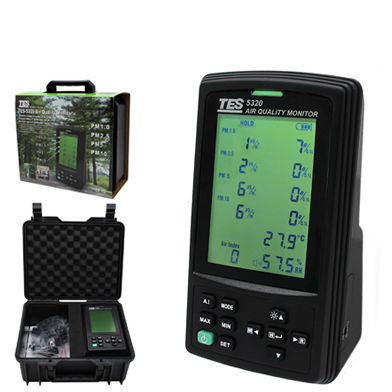 Monitor di controllo della qualità dell'aria portatile - TES-5320 - TES Electrical Electronic Corp.