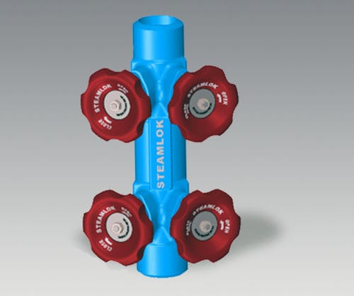 Manifold multicanale - SLM-35 - Steam Equipments - in acciaio fucinato / pneumatico