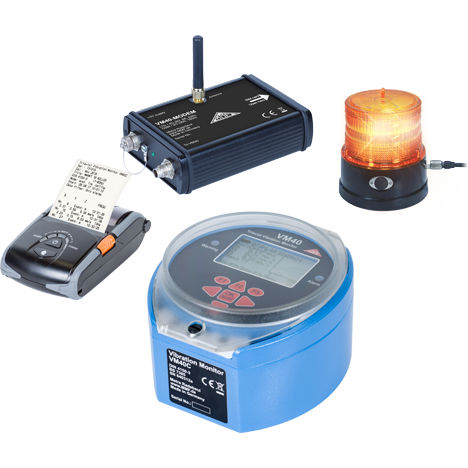 Apparecchio di misura di frequenza - VM40C - Metra Mess- und Frequenztechnik in Radebeul e.K. - della trasmissione / di vibrazioni / elettromeccanico