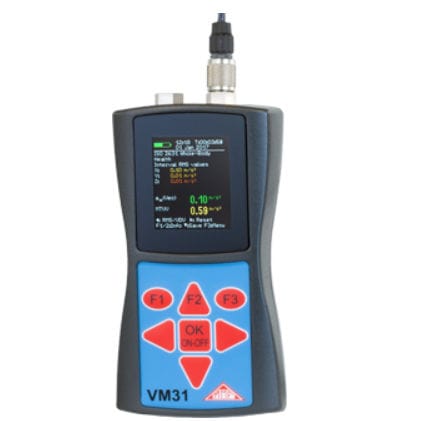 Vibrometro per esseri umani - VM31 - Metra Mess- und Frequenztechnik in Radebeul e.K. - per monitoraggio di macchina / per turbina / portatile