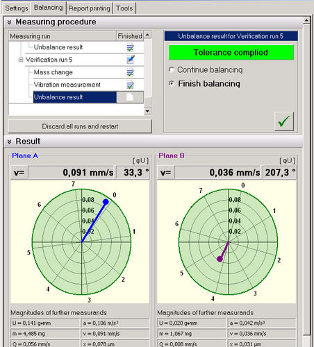 Software di interfaccia - VM-BAL - Metra Mess- und Frequenztechnik in Radebeul e.K. - di bilanciamento / per strumento