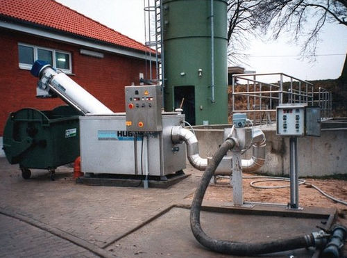 Vaglio per fanghi di depurazione - ROTAMAT® Ro3 - Huber Technology - a vite / a tamburo / per acque reflue