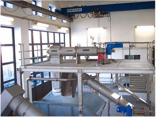 Vaglio di separazione per trattamento di fanghi - STRAINPRESS® - Huber Technology