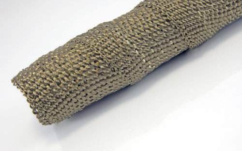 Guaina isolante - MVW series - Moltec International - intrecciata / per tubi / in fibra di basalto
