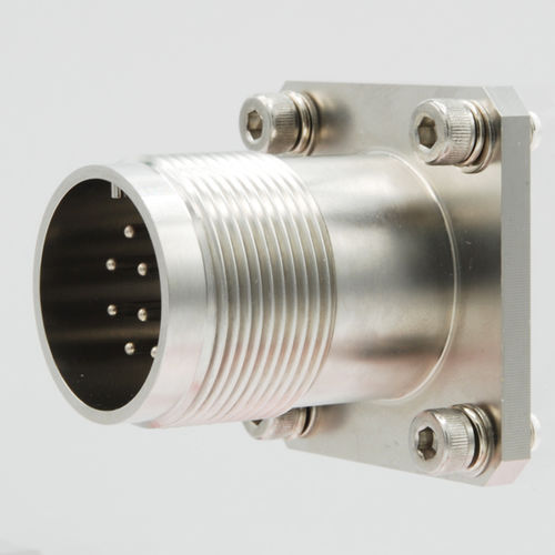 Connettore passante - HG31S-S01-10P-18-1 - GLOBETECH INC - di alimentazione elettrica / quadrato / con flangia