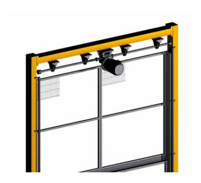 Porta scorrevole - Satech Safety Technology spa - in metallo / per interno / industriale