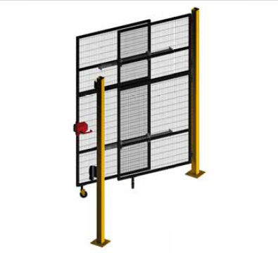 Porta scorrevole - Satech Safety Technology spa - a libro / in metallo / per interno