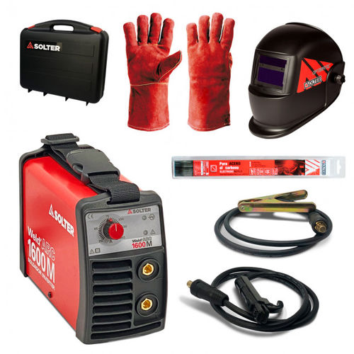 Saldatrice MMA - SOLDADOR WELDARC 1600 - SOLTER® - monofase / DC / portatile