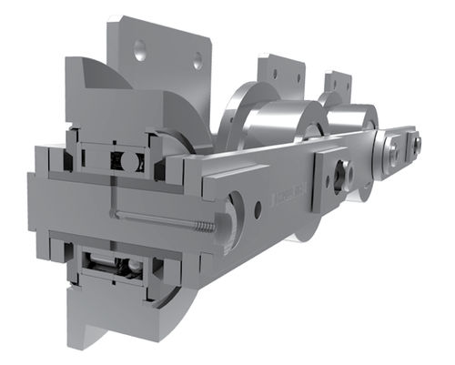 Catena di trasporto in acciaio inossidabile - Z series - Challenge Power Transmission Plc - a rulli / ad anello / con rulli